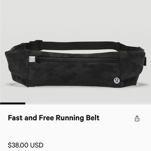 Lululemon Fast and Free running belt
